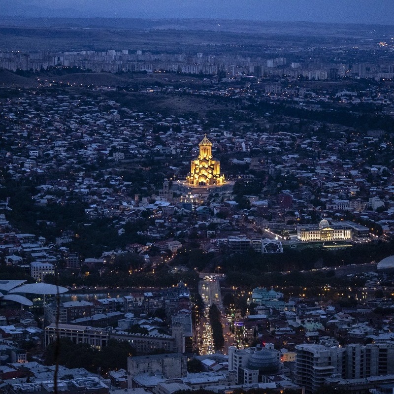 Tbilisi bei Nacht