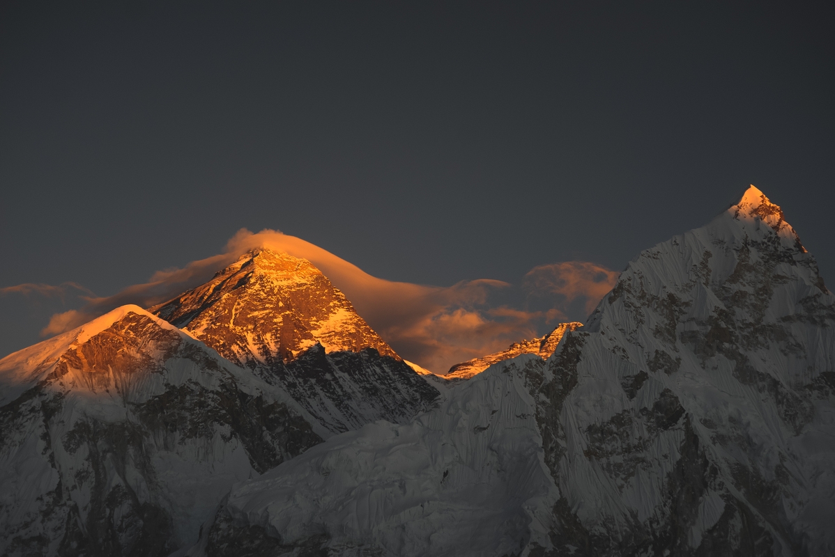 Everest von Khalapaten aus gesehen