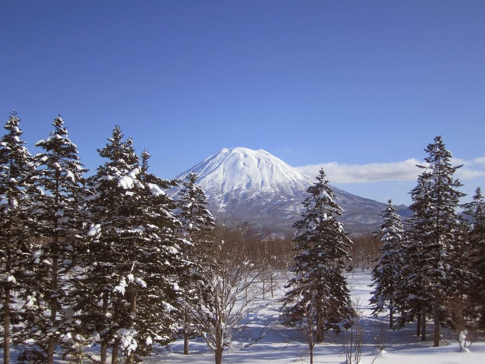 Mt. Yotei in der Ferne